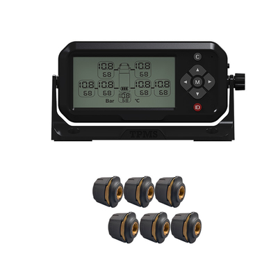 6台の車輪バスTPMS