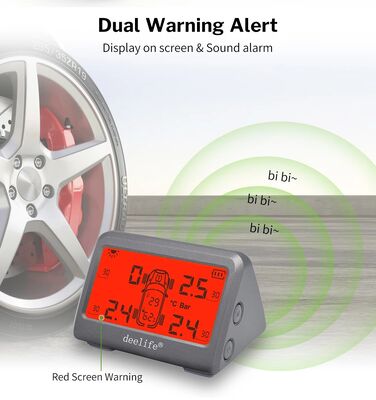 MY66T 自動車 TPMS 湿度モニタリング タイヤ圧力 433MHz 内部センサー