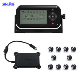 10タイヤのトラックTPMS LCDの表示のトレーラーのタイヤのモニタリング システム