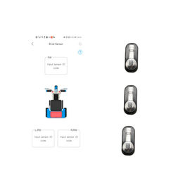 バイクの自転車のタイヤ空気圧 センサーBLE 2.4Ghzのための前部3荷車引きTPMS