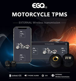APK 2-3の車輪センサーのBluetooth 4.0の2.4GhzオートバイTPMS