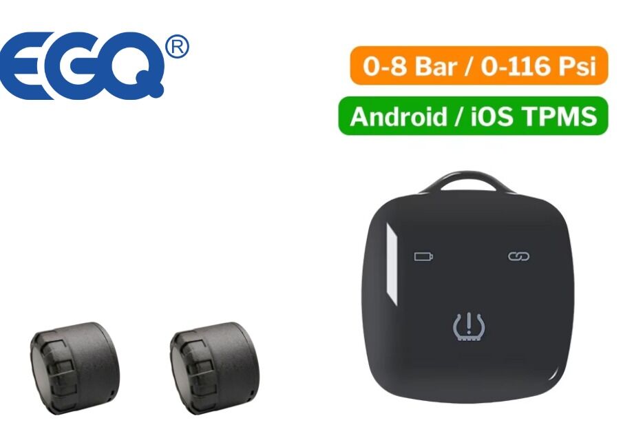 モーターバイクの外部センサー IP67 防水保護と車両タイヤデータのための433MHz周波数