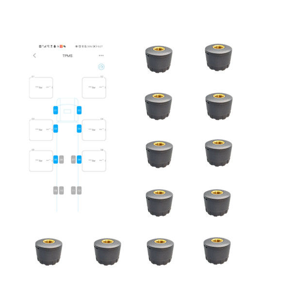 FCCのタイヤ圧力モニタリング システム8センサーのBluetoothのタイヤの空気圧のモニター